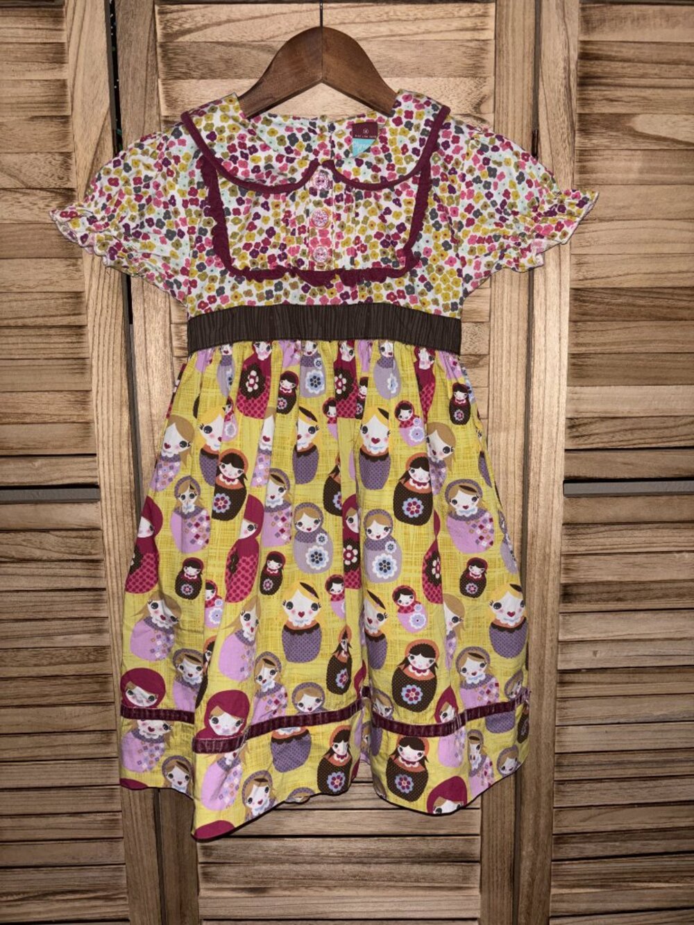 Matilda Jane Character Counts Anastasia Russian Nesting Doll Dress | Size 8